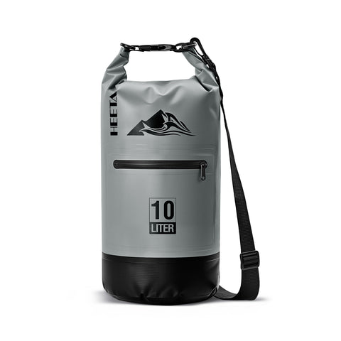 HEETA Waterproof Dry Bag Backpack with Zippered Pocket 5L/10L/20L/30L/40L