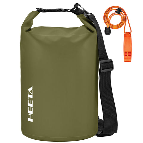 HEETA Waterproof Dry Bag Backpack with Emergency Whistle 5L/10L/20L/30L/40L