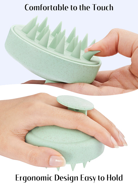 HEETA Scalp Massager Hair Growth Scrubber for Dandruff Removal Hair Care