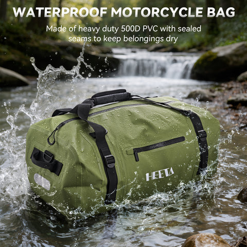 HEETA Waterproof Motorcycle Dry Bag Duffel Luggage Travel Bags 30L/50L/70L