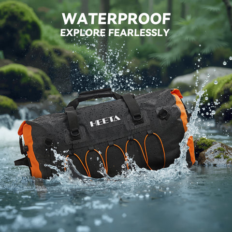 HEETA Waterproof Duffel Bag Travel Motorcycle Dry Bag Backpack 60L/80L/110L
