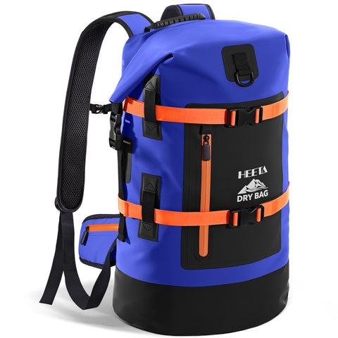 HEETA Dry Bags Waterproof Backpack 40L for Men & Women, Roll Top Heavy Duty