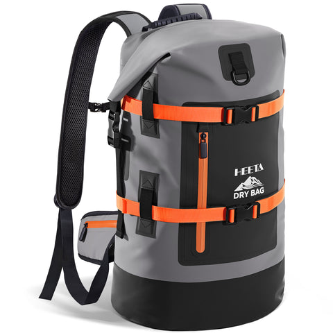 HEETA Dry Bags Waterproof Backpack 40L for Men & Women, Roll Top Heavy Duty
