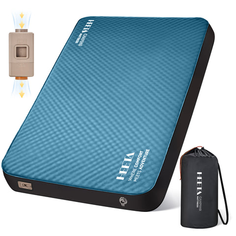 HEETA Self Inflating Sleeping Pad Mat Camping Mattress with Electric Pump
