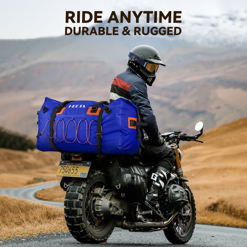 HEETA Waterproof Duffel Bag Travel Motorcycle Dry Bag Backpack 60L/80L/110L