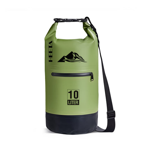 HEETA Waterproof Dry Bag Backpack with Zippered Pocket 5L/10L/20L/30L/40L