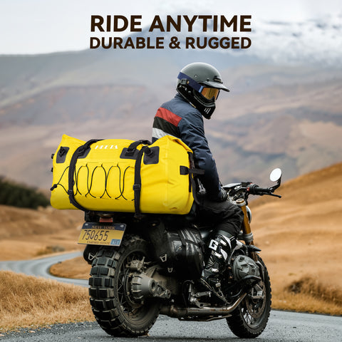HEETA Waterproof Duffel Bag Travel Motorcycle Dry Bag Backpack 60L/80L/110L