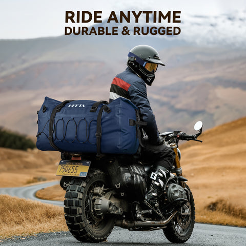 HEETA Waterproof Duffel Bag Travel Motorcycle Dry Bag Backpack 60L/80L/110L