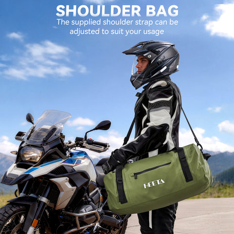 HEETA Waterproof Motorcycle Dry Bag Duffel Luggage Travel Bags 30L/50L/70L