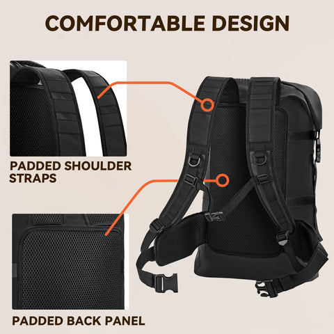 HEETA Dry Bags Waterproof Backpack 40L for Men & Women, Roll Top Heavy Duty