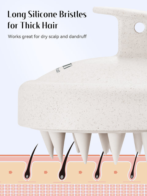 HEETA Scalp Massager Hair Growth Scrubber for Dandruff Removal Hair Care