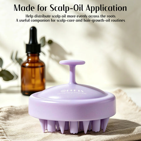 HEETA Scalp Massager Hair Scrubber Shampoo Brush Exfoliator for Hair Growth