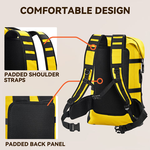 HEETA Dry Bags Waterproof Backpack 40L for Men & Women, Roll Top Heavy Duty