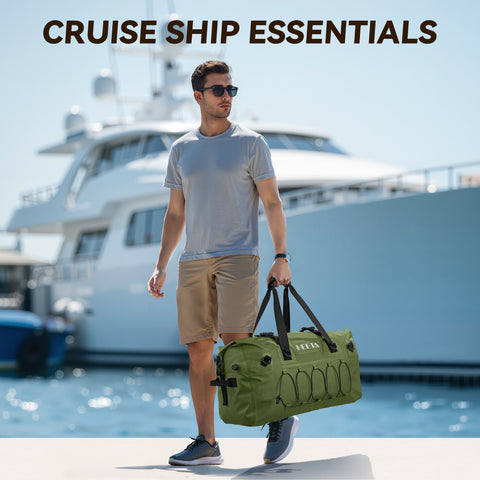HEETA Waterproof Duffel Bag Travel Motorcycle Dry Bag Backpack 60L/80L/110L