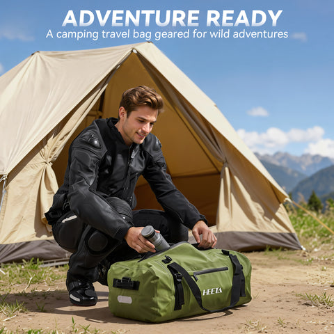HEETA Waterproof Motorcycle Dry Bag Duffel Luggage Travel Bags 30L/50L/70L