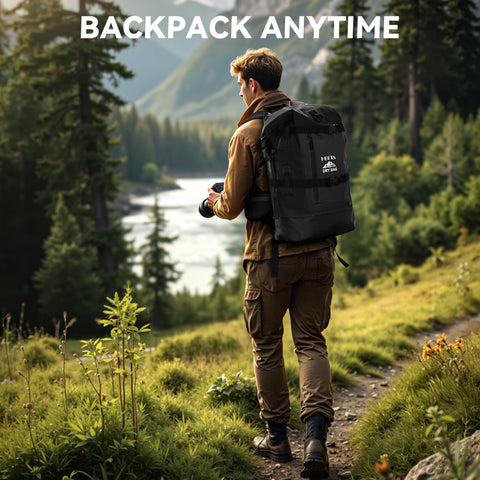HEETA Dry Bags Waterproof Backpack 40L for Men & Women, Roll Top Heavy Duty