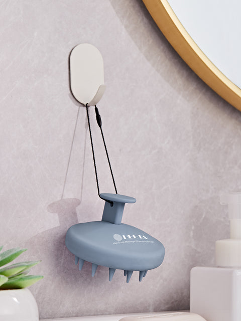 HEETA Silicone Hair Scalp Massager Shampoo Brush, Scalp Scrubber with Ultra-Soft Bristles, Integrated Design Scalp Exfoliator for Deep Cleanse, Dandruff Removal and Hair Growth