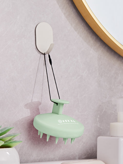 HEETA Silicone Hair Scalp Massager Shampoo Brush, Scalp Scrubber with Ultra-Soft Bristles, Integrated Design Scalp Exfoliator for Deep Cleanse, Dandruff Removal and Hair Growth