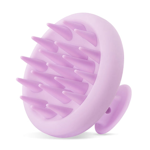 HEETA Silicone Hair Scalp Massager Shampoo Brush, Scalp Scrubber with Ultra-Soft Bristles, Integrated Design Scalp Exfoliator for Deep Cleanse, Dandruff Removal and Hair Growth