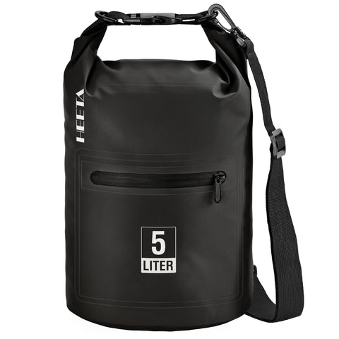 HEETA Waterproof Dry Bag Backpack with Zippered Pocket 5L/10L/20L/30L/40L