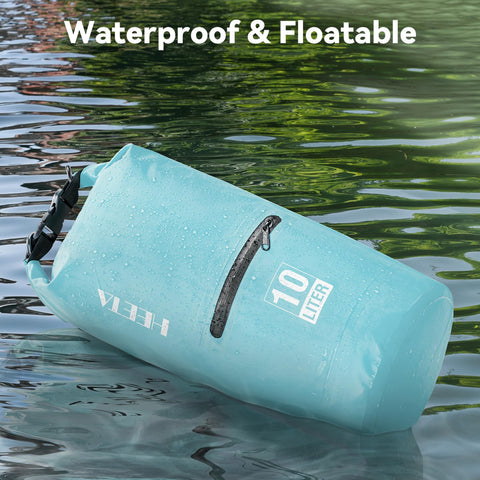 HEETA Waterproof Dry Bag Backpack with Zippered Pocket 5L/10L/20L/30L/40L