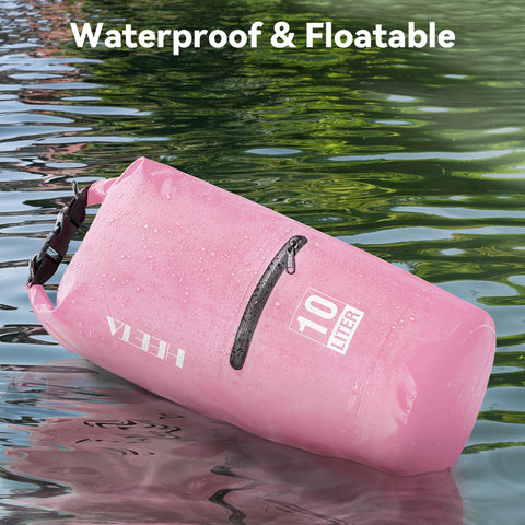 HEETA Waterproof Dry Bag Backpack with Zippered Pocket 5L/10L/20L/30L/40L