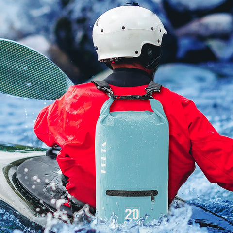 HEETA Waterproof Dry Bag Backpack with Zippered Pocket 5L/10L/20L/30L/40L