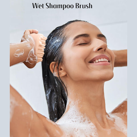 HEETA Scalp Massager Hair Growth with Soft Silicone Bristles to Remove Dandruff and Relieve Itching, Shampoo Brush for Hair Care & Relax Scalp, Scalp Scrubber for Wet Dry Hair
