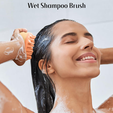 HEETA Scalp Massager Hair Growth with Soft Silicone Bristles to Remove Dandruff and Relieve Itching, Shampoo Brush for Hair Care & Relax Scalp, Scalp Scrubber for Wet Dry Hair