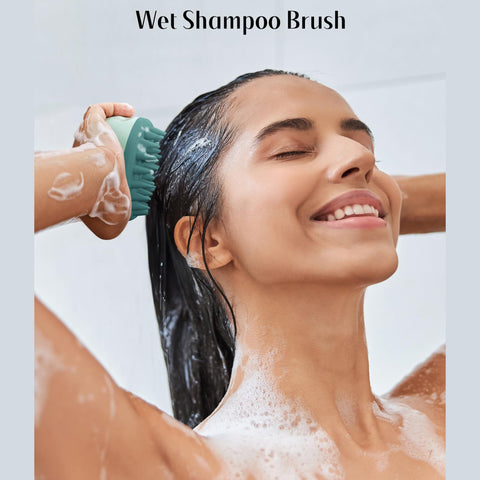 HEETA Scalp Massager Hair Growth with Soft Silicone Bristles to Remove Dandruff and Relieve Itching, Shampoo Brush for Hair Care & Relax Scalp, Scalp Scrubber for Wet Dry Hair