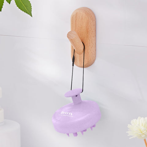 HEETA Scalp Massager Hair Scrubber Shampoo Brush Exfoliator for Hair Growth