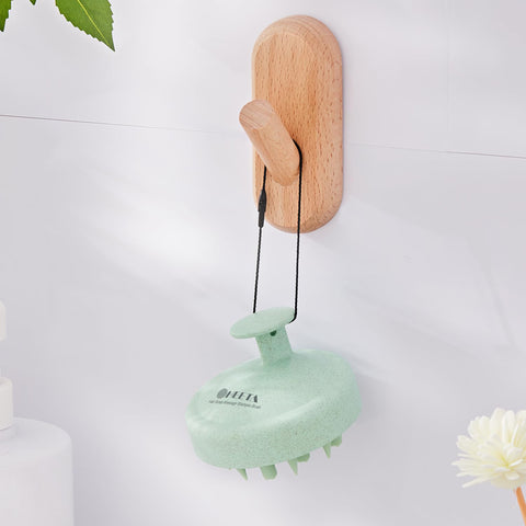 HEETA Scalp Massager Hair Scrubber Shampoo Brush Exfoliator for Hair Growth
