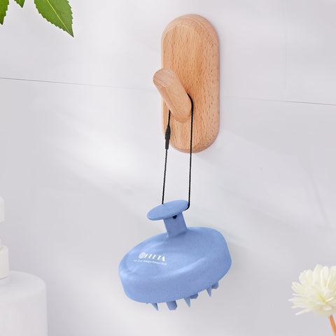 HEETA Scalp Massager Hair Scrubber Shampoo Brush Exfoliator for Hair Growth