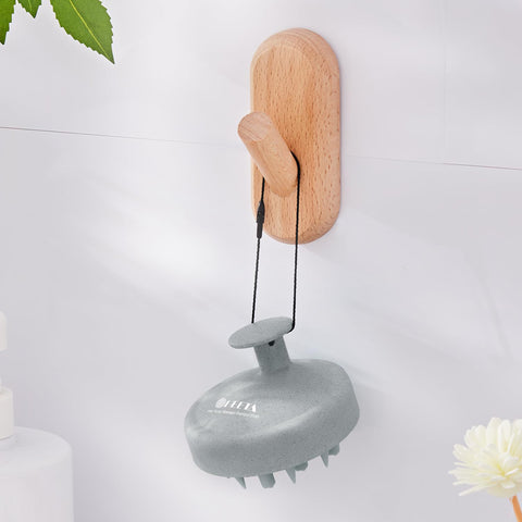 HEETA Scalp Massager Hair Scrubber Shampoo Brush Exfoliator for Hair Growth