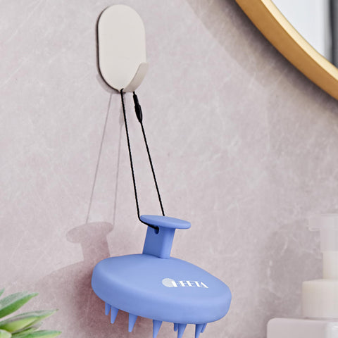 HEETA Silicone Hair Scalp Massager Shampoo Brush, Scalp Scrubber with Ultra-Soft Bristles, Integrated Design Scalp Exfoliator for Deep Cleanse, Dandruff Removal and Hair Growth